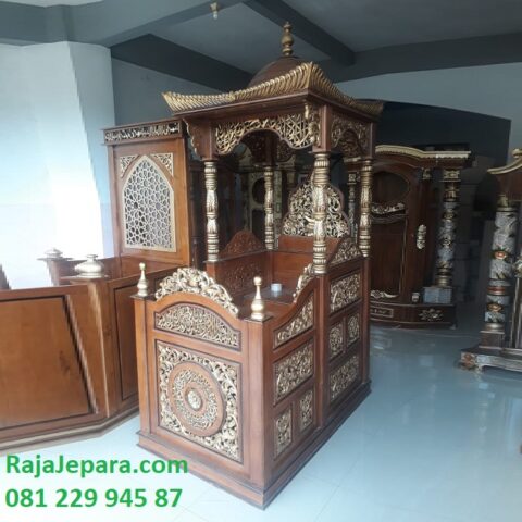 Harga Mimbar Masjid Kayu Jati Jepara Rajajepara